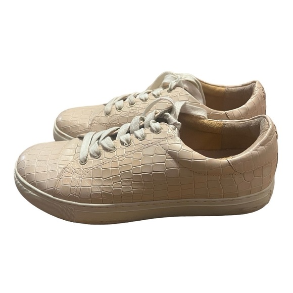 Jack Rogers Rory pink croc sneaker - Picture 2 of 10